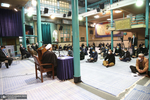 دیدار مدیران و کارکنان موسسه تنظیم و نشر آثار امام خمینی(س) با سرپرست جدید این موسسه