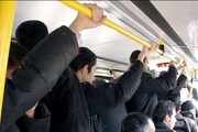 فاصله گذاری اجتماعی در حمل و نقل عمومی تهران؛ از حرف تا عمل