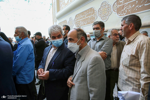 خاکسپاری پیکر حجت الاسلام و المسلمین سید محمود دعایی در حرم امام خمینی (س)