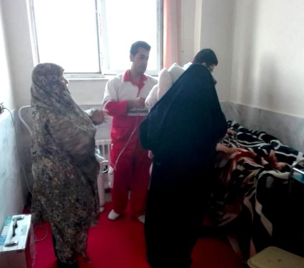 نجات یک خانواده روستایی از خطر گاز گرفتگی در آذرشهر