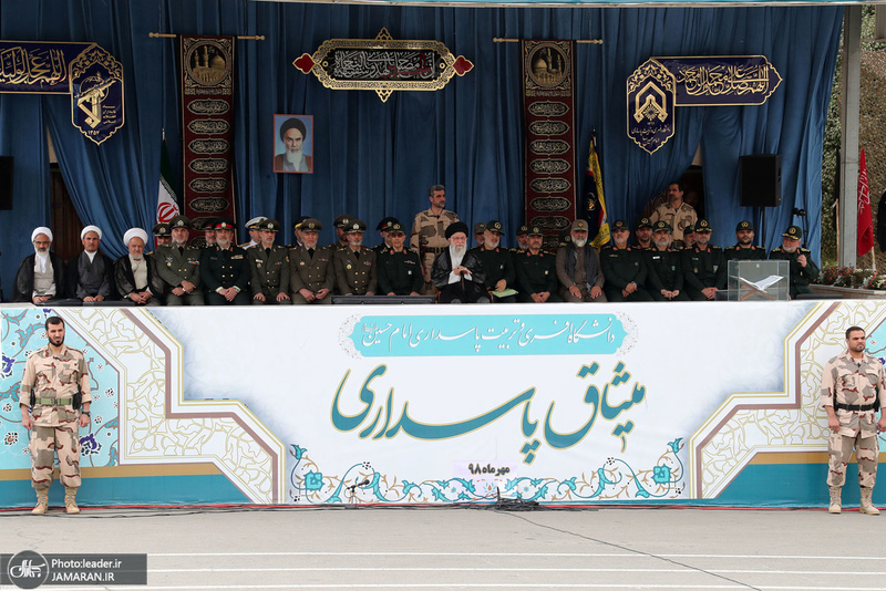 حضور فرمانده کل قوا در مراسم دانش‌آموختگی دانشجویان دانشگاه امام حسین(ع)