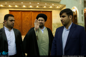 دیدار جمعی از مدیران آموزش و پرورش استان تهران با سید حسن خمینی