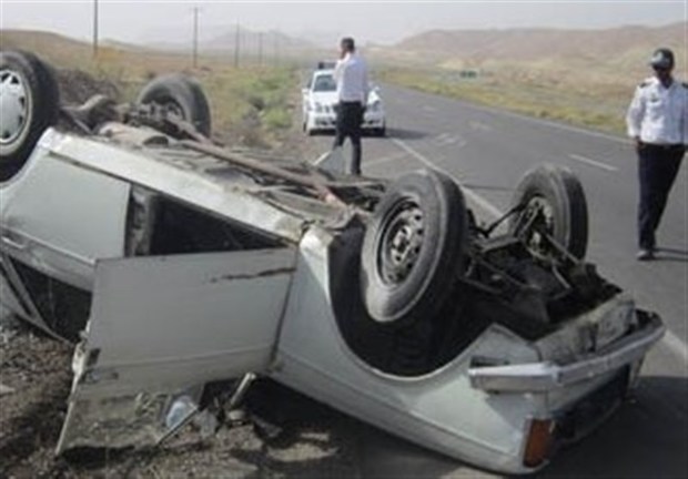 واژگونی خودرو در ساوه 2 کشته داشت