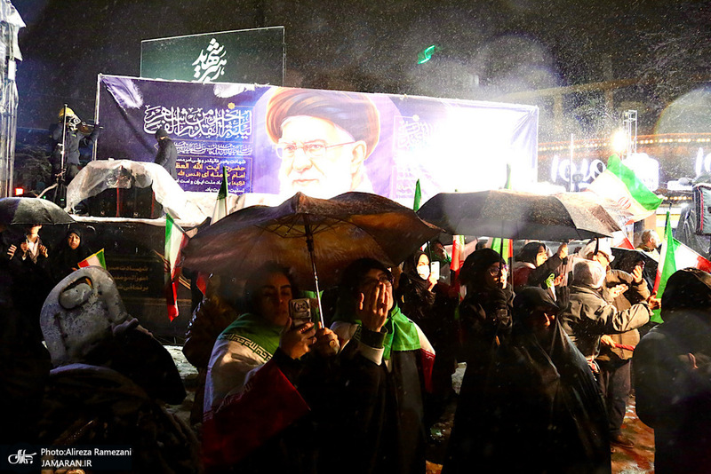 اجتماع مردمی در میدان تجریش تهران