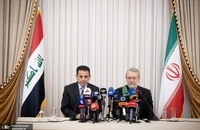 نشست خبری مشترک علی لاریجانی با قاسم الاعرجی، مشاور امنیت ملی جمهوری عراق (2)