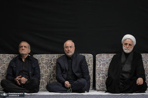 مراسم عزاداری شب شهادت حضرت زهرا (س) در حسینیه امام خمینی(ره)
