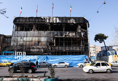 تصاویری از تخریب و آتش‌سوزی اموال شخصی و عمومی در تهران در ناآرامی‌های دی ماه 1404