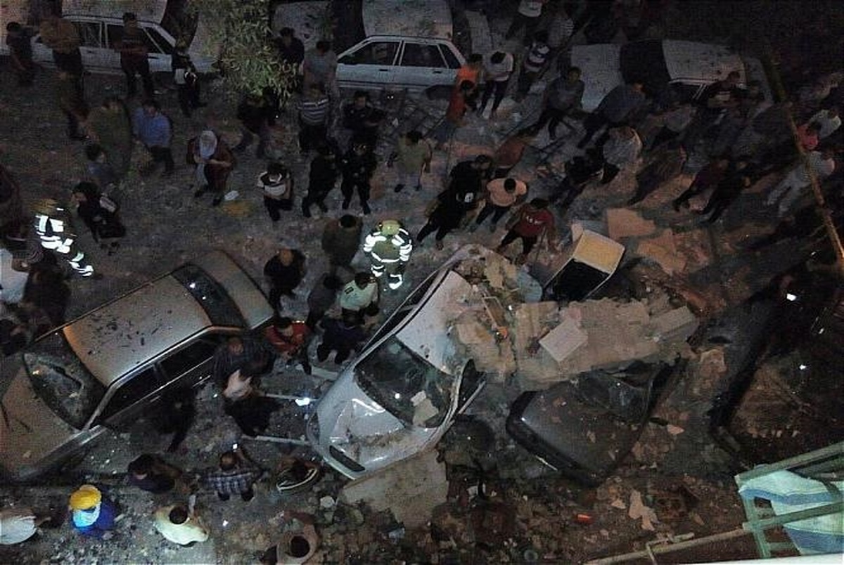 انفجار مهیب یک مجتمع مسکونی در جنوب تهران