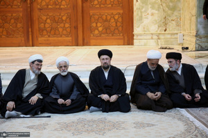 مراسم چهلمین روز ارتحال آیت الله حاج شیخ محمد رضا رحمت در حرم مطهر امام خمینی (س)