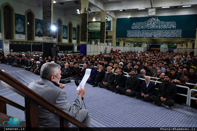 اولین شب عزاداری فاطمیه در حسینیه امام خمینی