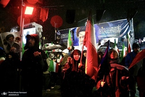 اجتماع مردمی در میدان تجریش تهران