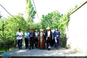 اقامه نماز عید سعید قربان در روستای احمدآباد دماوند توسط آیت الله العظمی جوادی آملی