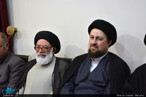 دیدار اعضای هیئت های مذهبی و پایگاه کمک رسانی به خانواده های بی سرپرست و ایتام مراغه با  سید حسن خمینی