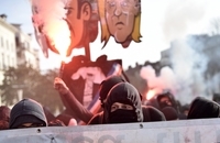 تظاهرات ضد لوپن