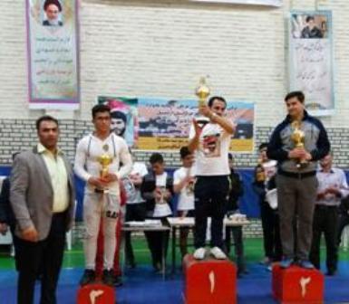 تیم کشتی فرنگی باشگاه شهید کاظم دیرین اردبیل قهرمان مسابقات چهار جانبه شد