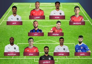 رامین رضاییان در تیم منتخب فصل لیگ ستارگان قطر+ عکس
