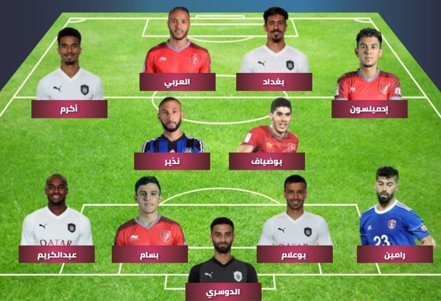 رامین رضاییان در تیم منتخب فصل لیگ ستارگان قطر+ عکس
