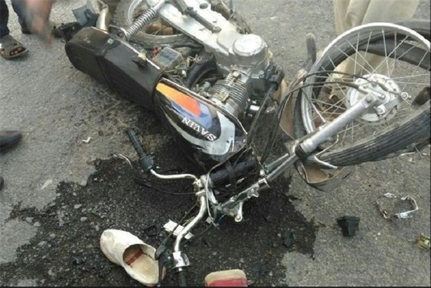 تصادف در دیشموک موتورسوار را به کام مرگ کشاند