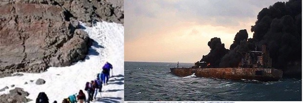 کاشت نهال به یاد کوهنوردان جانباخته در اشترانکوه و شهدای کشتی سانچی در ارتفاعات جنوبی مشهد