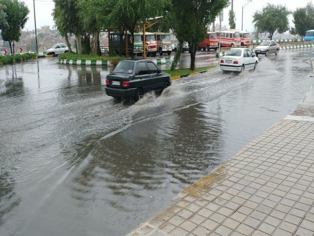 بارندگی شمال خوزستان را فرا گرفت