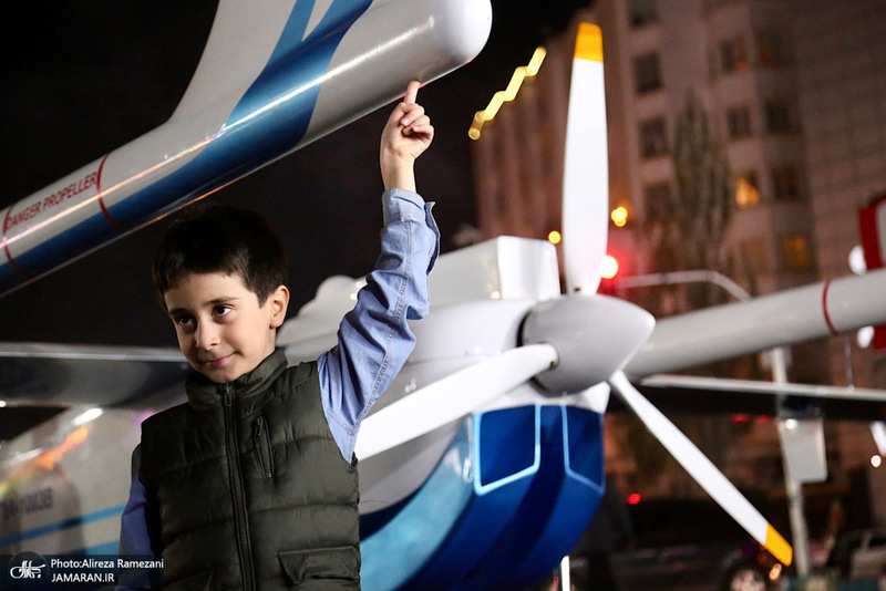 نصب و استقرار پهباد مهاجر 6 در سه راه قیطریه