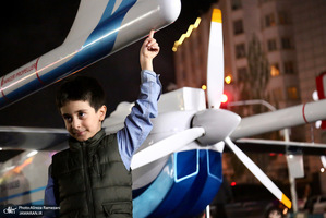 نصب و استقرار پهباد مهاجر 6 در سه راه قیطریه