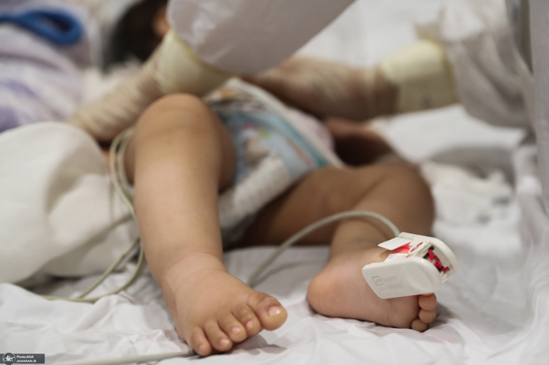 گزارشی تکان دهنده و تلخ از بخش کرونای بیمارستان کودکان 