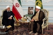 روحانی: دولت برای ارائه خدمت بهتر به زائران و مجاوران حرم مطهر رضوی در کنار تولیت آستان قدس رضوی است