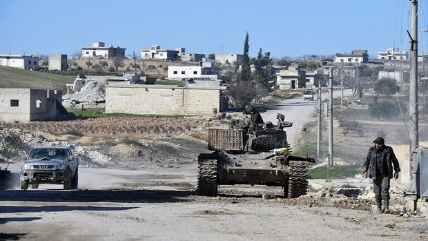 پیشروی ارتش سوریه در جنوب شهر ادلب