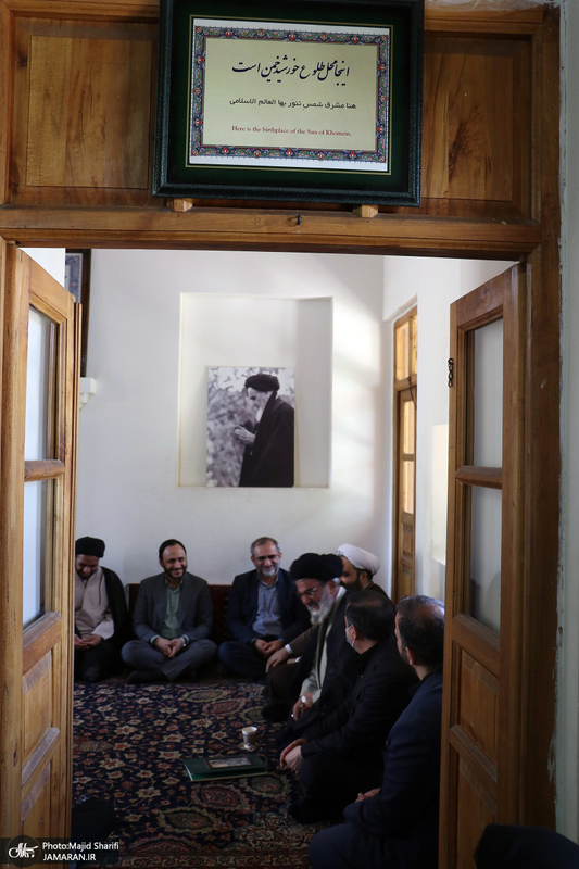 بازدید سخنگوی دولت از بیت تاریخی امام در خمین‎