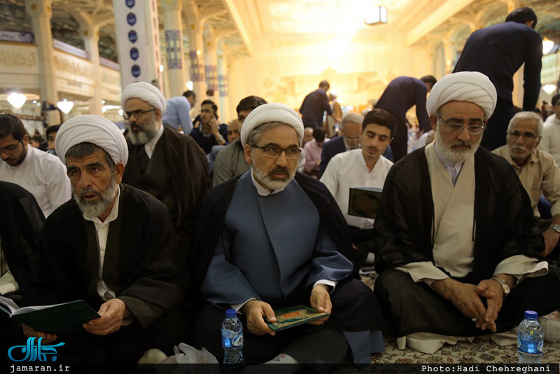 مراسم بزرگداشت حجت‌الاسلام و المسلمین سید مهدی طباطبایی(ره) در حرم مطهر حضرت معصومه(س)