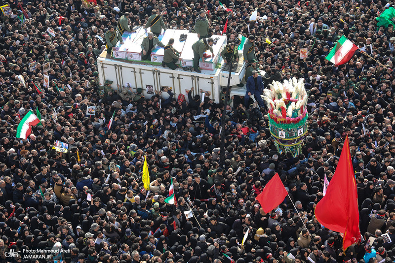 حضور میلیون ها تهرانی در تشییع پیکر مطهر سردار قاسم سلیمانی - 3