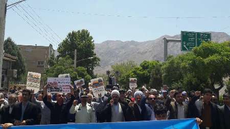 راهپیمایی باشکوه مردم میامی در حمایت از آرمان آزاد سازی قدس شریف