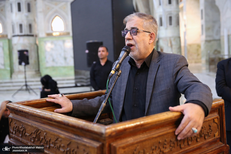 مراسم تشییع نوه حجت الاسلام والمسلمین علیخانی در حرم مطهر امام خمینی (س)