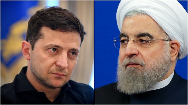 تماس تلفنی روسای جمهور ایران و اوکراین در مورد سقوط هواپیمای اوکراینی
