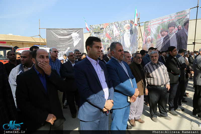 دومین روز سفر سید علی خمینی به استان خوزستان(آبادان و شلمچه)