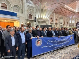 تجدید میثاق وزیر کار و نمایندگان جامعه کارگری با آرمان های حضرت امام(س)