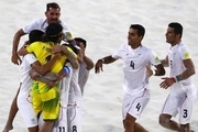 صعود تیم ملی فوتبال ساحلی به مرحله یک چهارم نهایی 