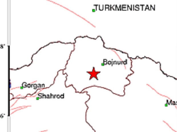زلزله 4.9 ریشتری خراسان شمالی را لرزاند