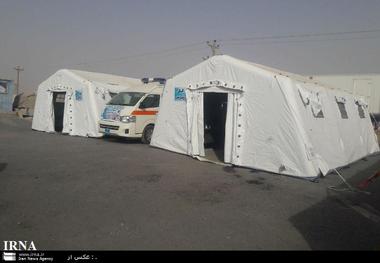 بیمارستان صحرایی ارتش در مرز چذابه گشایش یافت