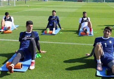  تمرین سبک در برنامه امروز تیم ملی/مرخصی چند ساعته کی‌روش به ملی‌پوشان
