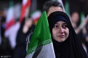 پنجاه و پنجمین شب اجتماع پر شور مردم در میدان جمهوری اسلامی