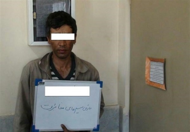 سارق کابل‌های مخابراتی در شیروان دستگیر شد