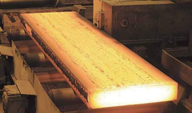 رشد 578 درصدی ارسال تختال داغ به نورد گرم فولاد مبارکه در مهر سال 96