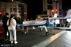 نصب و استقرار پهباد مهاجر 6 در سه راه قیطریه