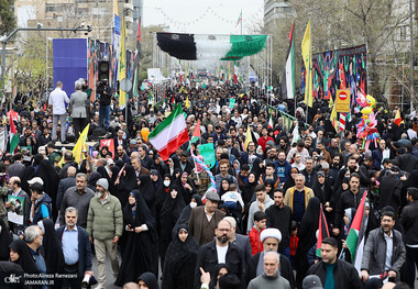 راهپیمایی باشکوه روز قدس در تهران- 1