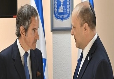 نام گروسی در میان مخاطبان موبایل هک‌شده‌ نفتالی بنت نخست‌وزیر سابق اسرائیل! + عکس