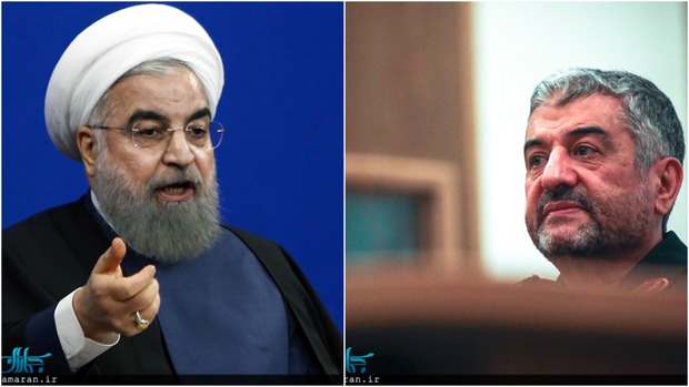 نامه سرلشکر جعفری به روحانی در خصوص مسائل اقتصادی: همگان منتظر تصمیمات انقلابی رئیس‌جمهور هستند