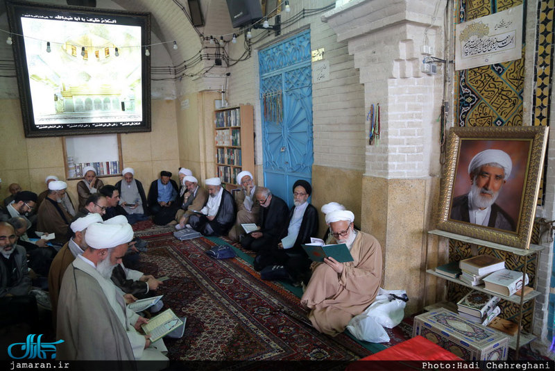 مراسم تشییع حجت الاسلام و المسلمین دکتر احمد احمدی در قم 
