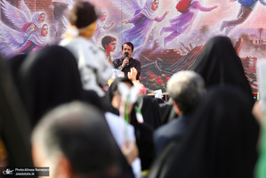 یادبود چهلمین روز شهادت مظلومانه دانش‌آموزان میناب در پی حملات وحشیانه صهیونی-آمریکایی